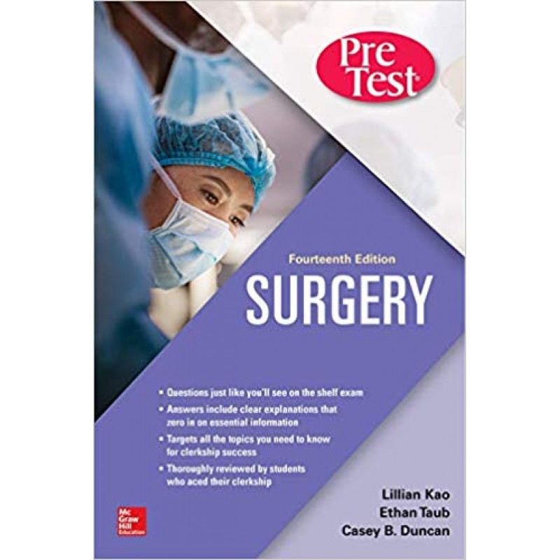  Surgery PreTest Self-Assessment and Review, 14th Edition 