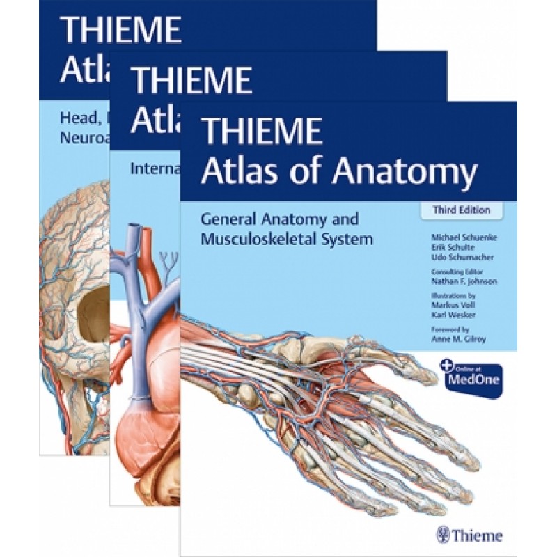 THIEME Atlas of Anatomy, Three Volume Set 3E