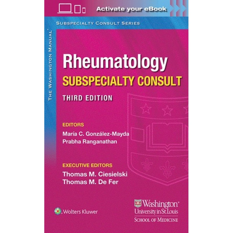 The Washington Manual Rheumatology Subspecialty Consult 3E