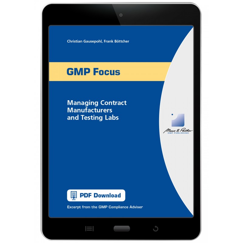 Managing Contract Manufacturers and Testing Labs (e-book)