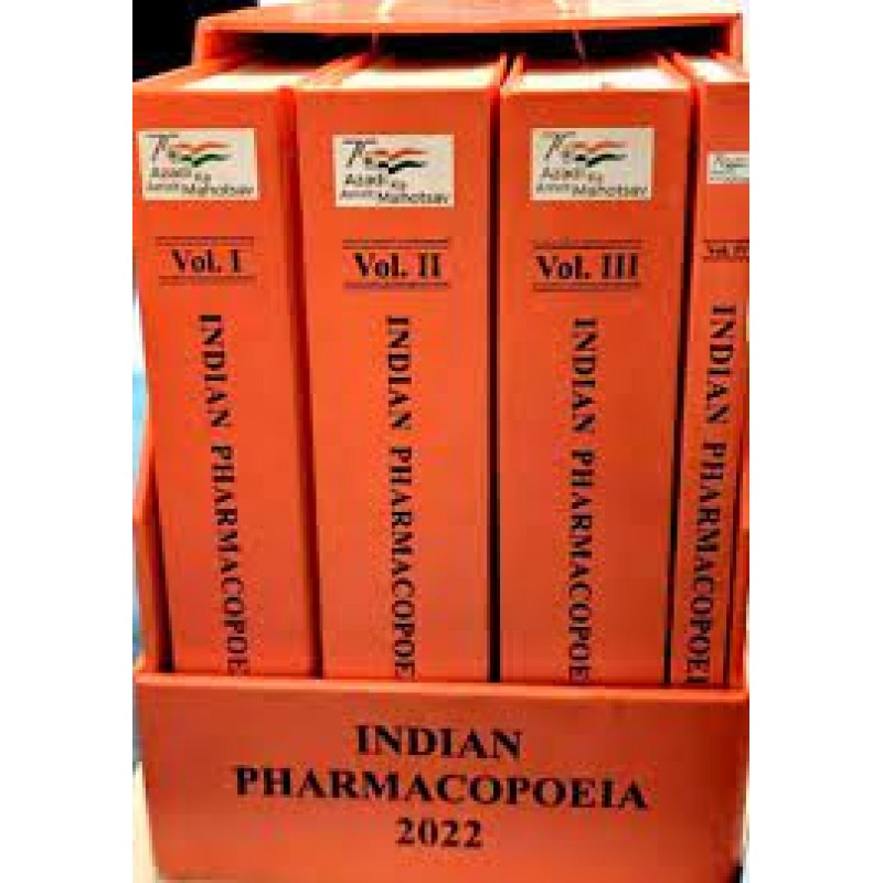 INDIAN PHARMACOPEIA 9th Ed- 4 Vol.  2022