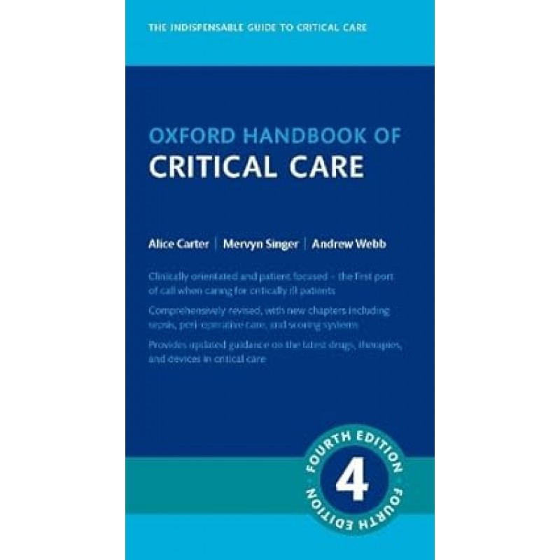 Oxford Handbook of Critical Care Medicine 4e Fourth Edition