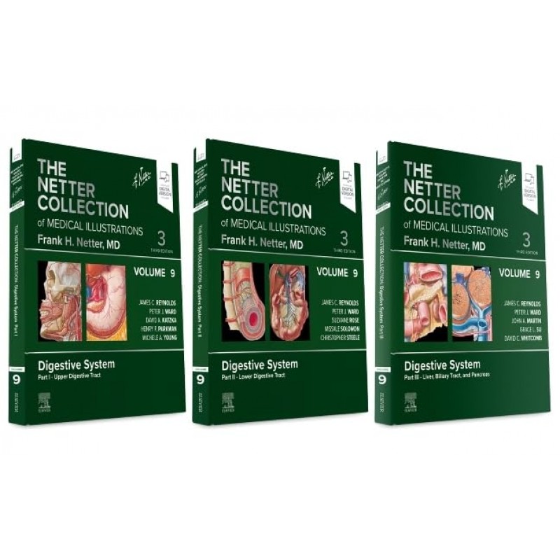 The Netter Collection of Medical Illustrations: Digestive System Package, 3rd Edition