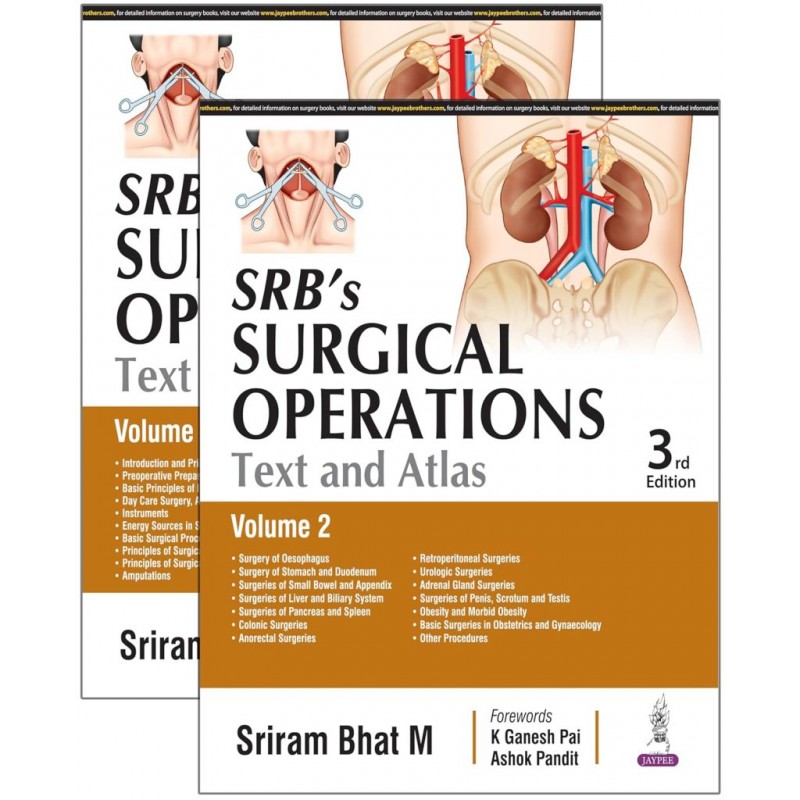 SRB’s Surgical Operations: Text and Atlas (Two Volume Set)