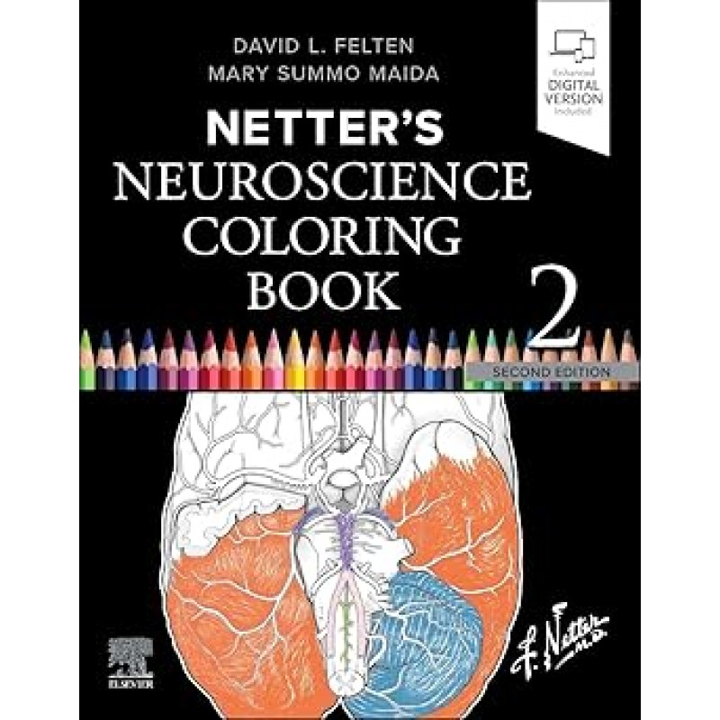 Netter's Neuroscience Coloring Book, 2nd Edition 